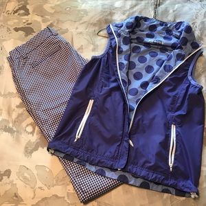 ABACUS golf set. Capri pants and vest.2 piece.